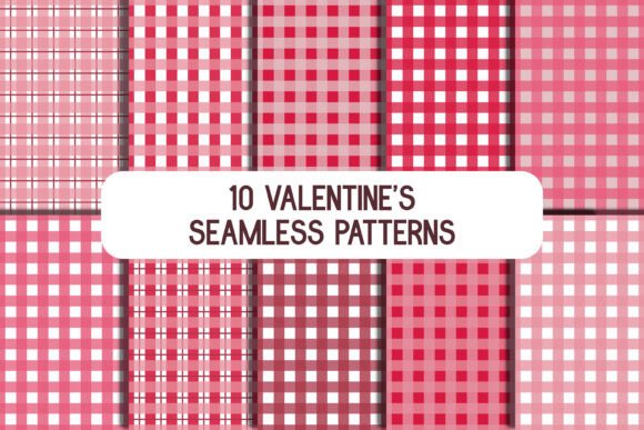 10 Valentine's Day Gingham Patterns