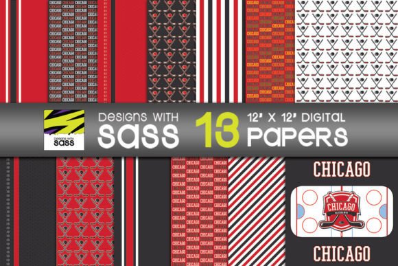 Chicago Hockey Patterns JPG: Creative Uses for Your Next Project