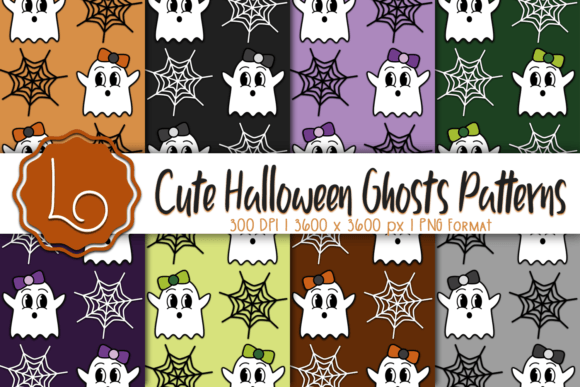Cute Halloween Ghosts Patterns