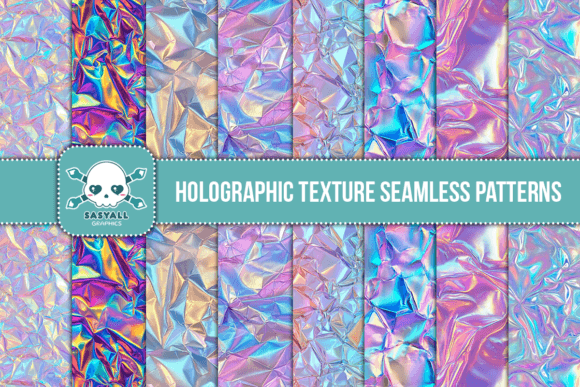 Holographic Paper Seamless Patterns