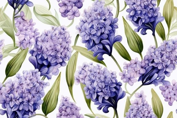 Hyacinth Patterns for Modern Design
