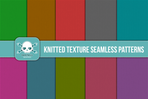 Knitted Texture Seamless Patterns: A Versatile Tool for Modern Design and Creativity