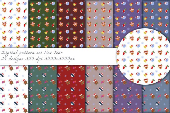 New Year Patterns: A Seamless Design Solution for Festive and Functional Projects