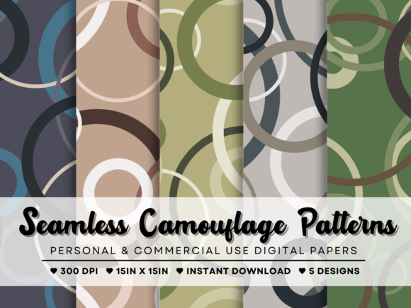 Seamless Camouflage Patterns